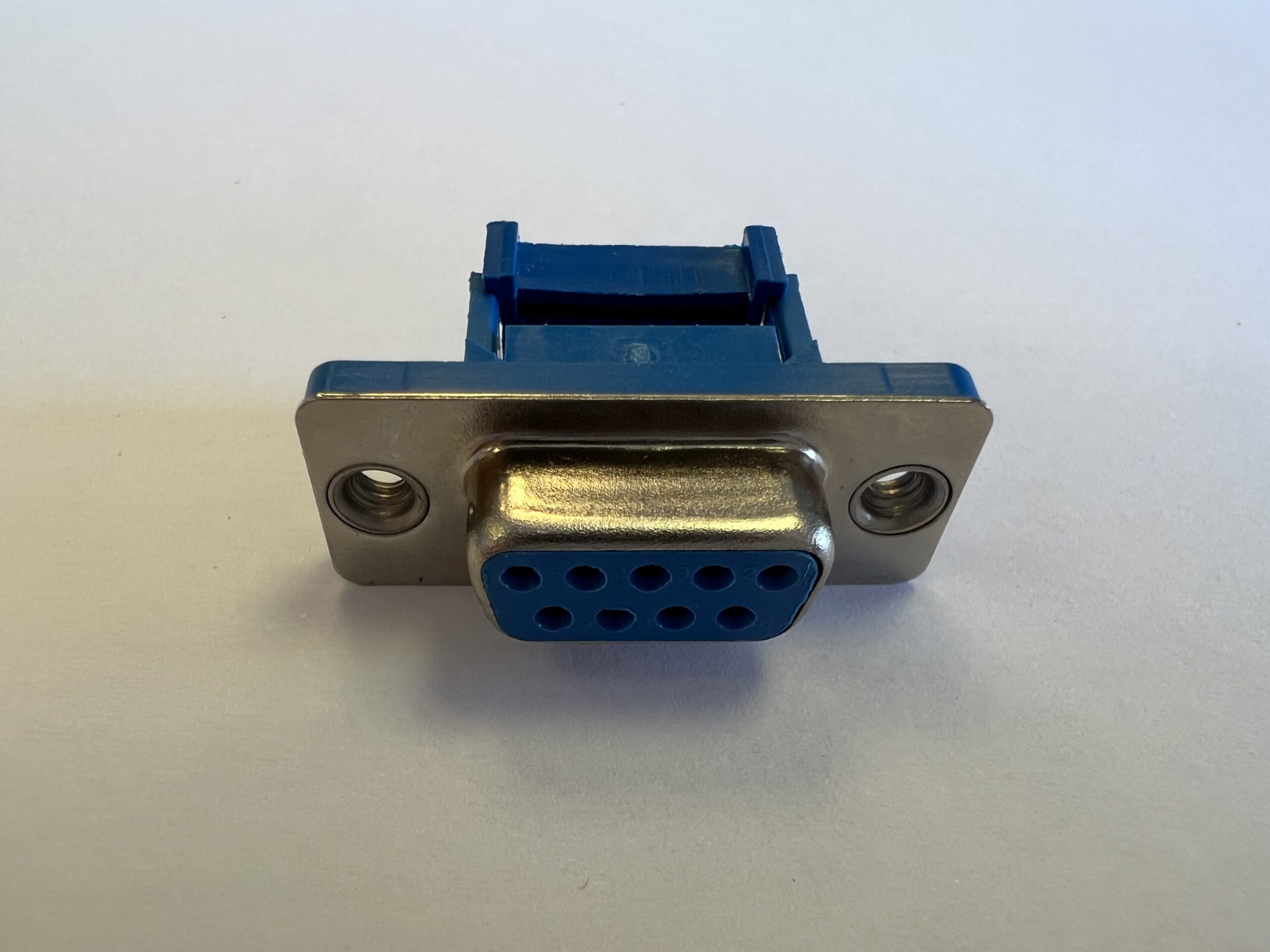 IDC Female Sub-D Connector in Blue