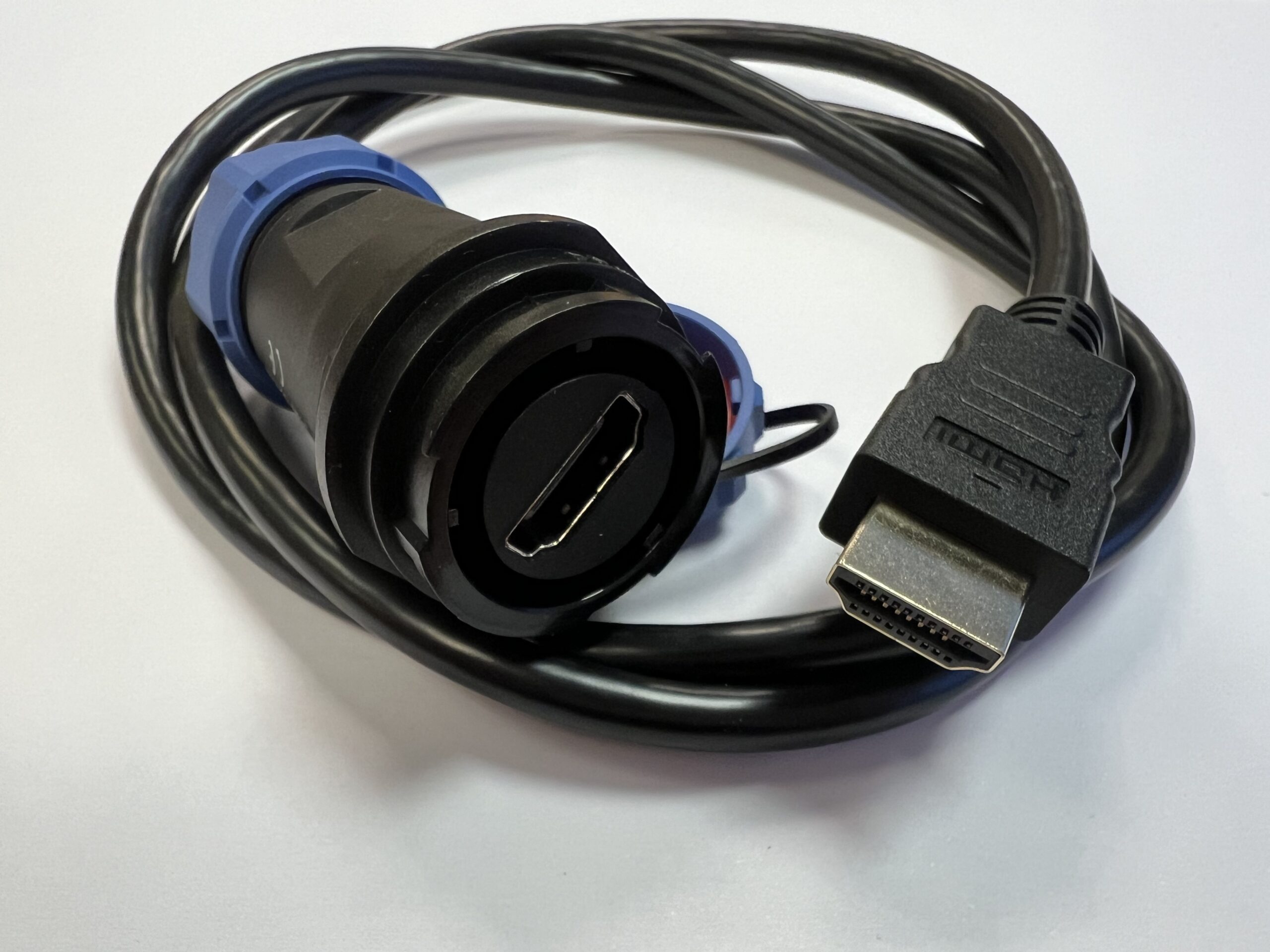 IP67 HDMI Cable Connector Assembly